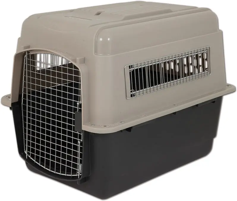 Petmate Ultra Vari Heavy-Duty Travel Crate for Extra-Large Dogs (90–125 lbs) | Eco-Friendly USA-Made Crate from Recycled Materials | 48-Inch Long