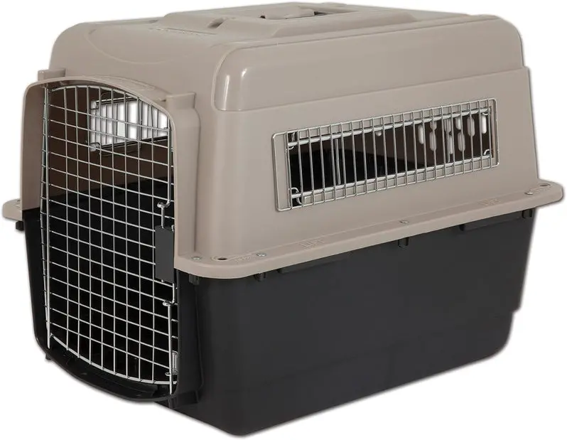 Petmate Ultra Vari Heavy-Duty Travel Crate for Extra-Large Dogs (90–125 lbs) | Eco-Friendly USA-Made Crate from Recycled Materials | 48-Inch Long