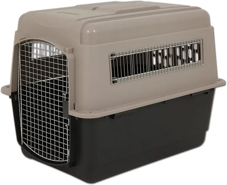 Petmate Ultra Vari Heavy-Duty Travel Crate for Extra-Large Dogs (90–125 lbs) | Eco-Friendly USA-Made Crate from Recycled Materials | 48-Inch Long