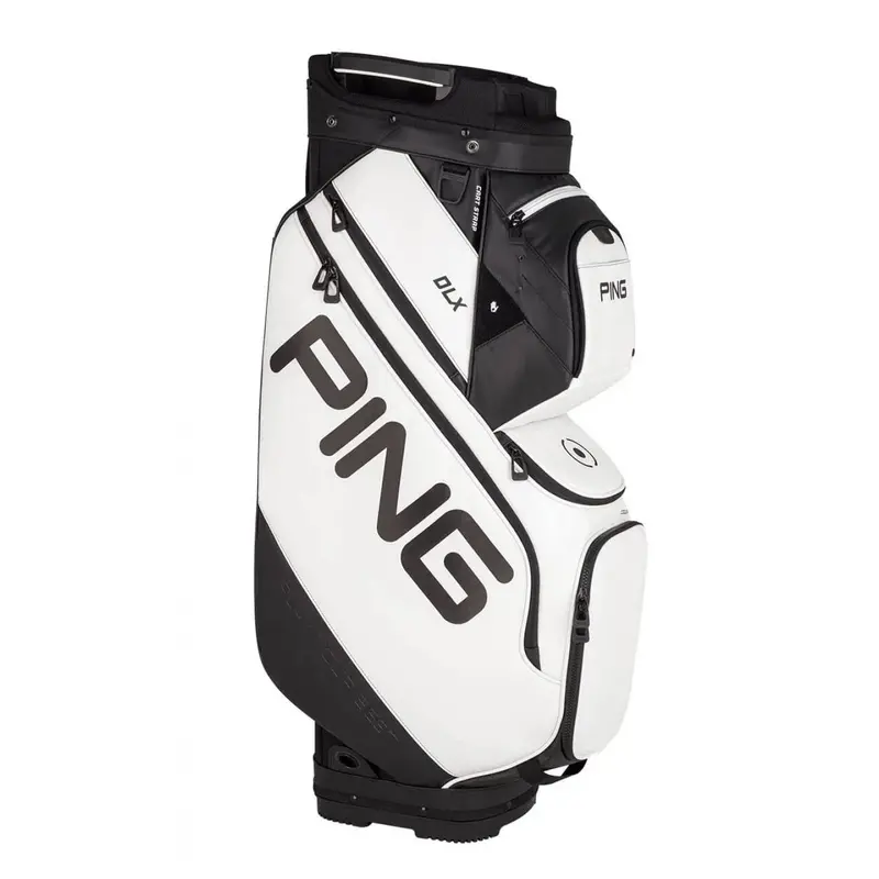 Ping DLX Golf Cart Bag – White, Feature-Rich Organizer with Dedicated Compartments