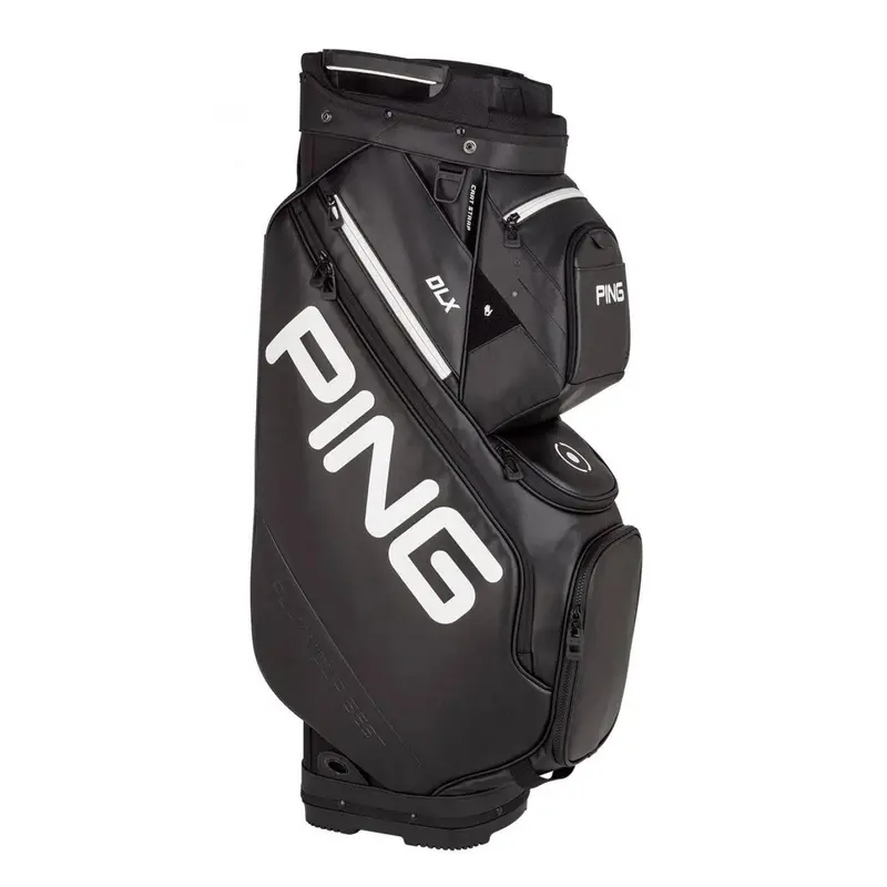 Ping DLX Golf Cart Bag – White, Feature-Rich Organizer with Dedicated Compartments