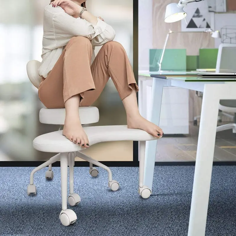 Pipersong Ergonomic Meditation and Desk Chair – Height-Adjustable Cross-Legged Seating with Lumbar Support