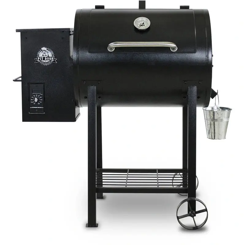 Pit Boss 700FB Wood Pellet Grill – Flame Broiler Tech, 700 sq. in. Cooking Surface, Authentic Smoked Flavor