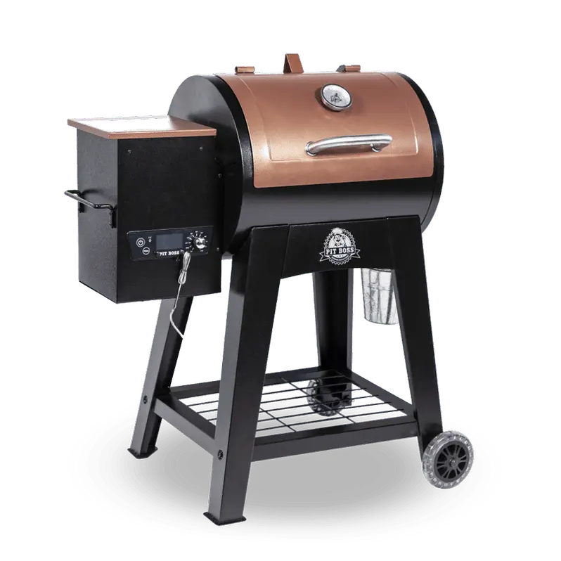 Pit Boss Lexington Pellet Grill & Smoker – 540 Sq. In. Wood-Fueled BBQ Unit with Flame Broiler and Integrated Meat Probe