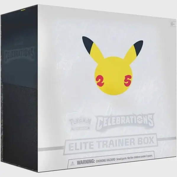 Pokémon Celebrations Elite Trainer Box — Foil Greninja Card, Accessories & 10 Booster Packs