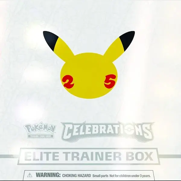 Pokémon Celebrations Elite Trainer Box — Foil Greninja Card, Accessories & 10 Booster Packs