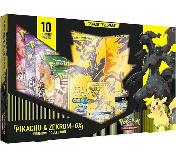 Pokémon Pikachu & Zekrom GX Premium Collection — Limited-Edition Box Set