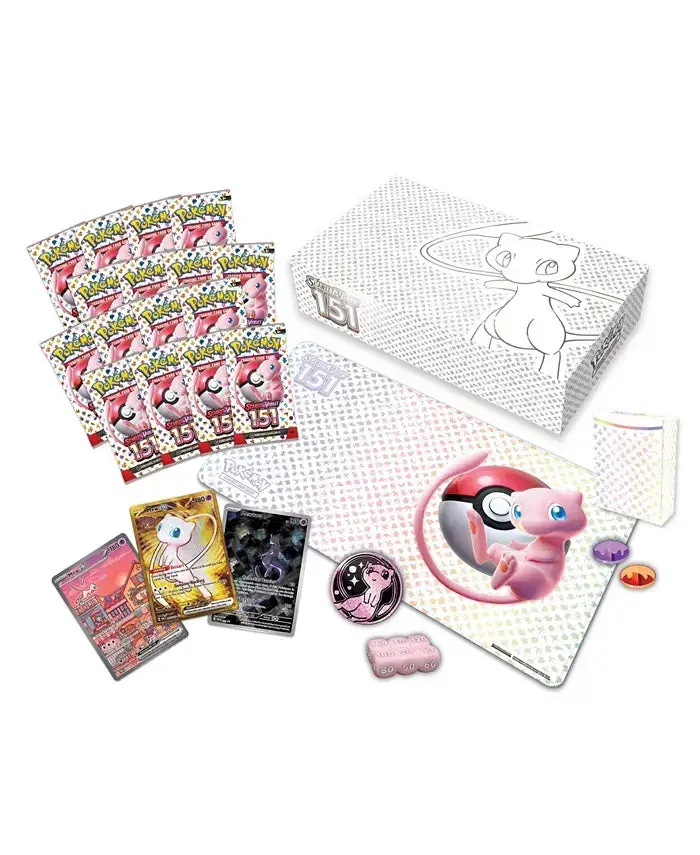 Pokémon Ultra Premium Collection: Scarlet & Violet – 151 Edition Featuring Mew and Mewtwo with 16 Booster Packs