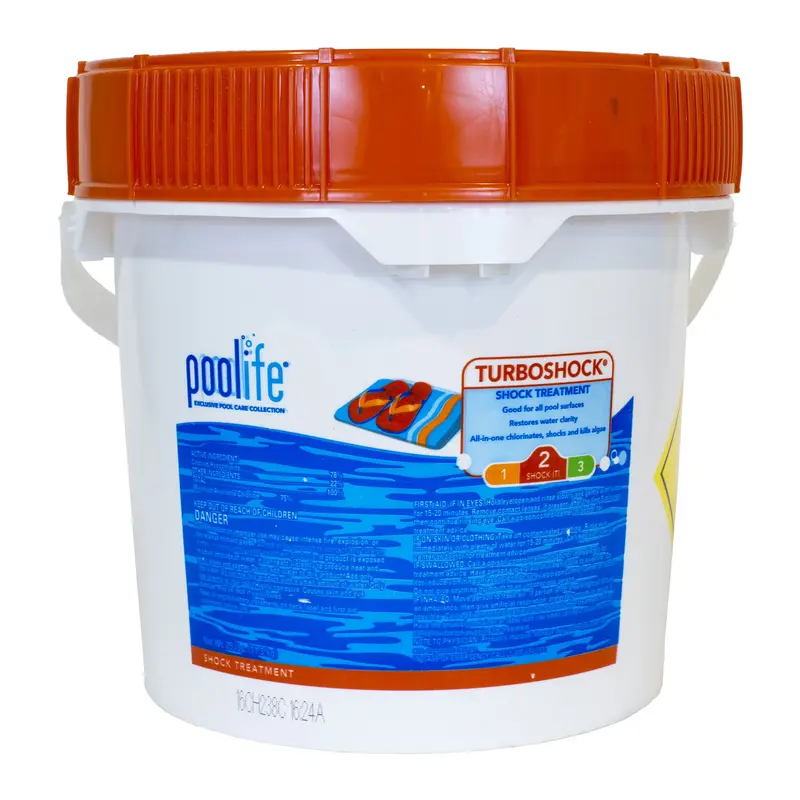 POOLIFE Turbo Shock Chlorine Granules – Rapid-Dissolving 25-Lb Pool Shock Treatment for Clear, Sanitized Water