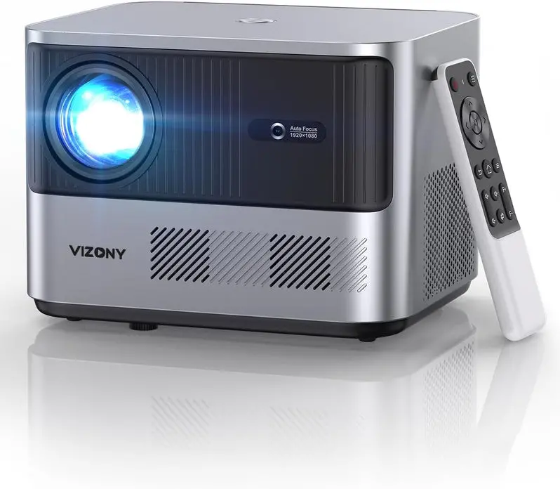 Portable 5G WiFi & Bluetooth Projector – 800 ANSI Lumens Home Theater Display with Compact Design