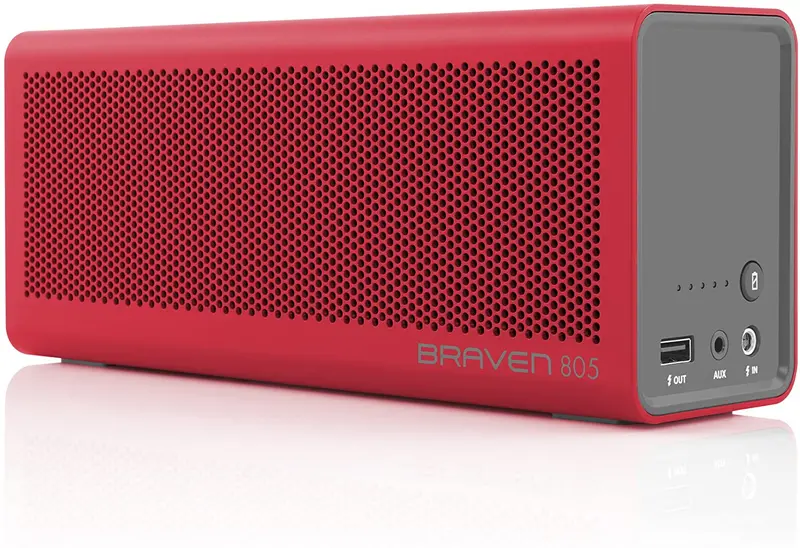 Portable Bluetooth Speaker with 18-Hour Playtime and Built-In Power Bank Functionality