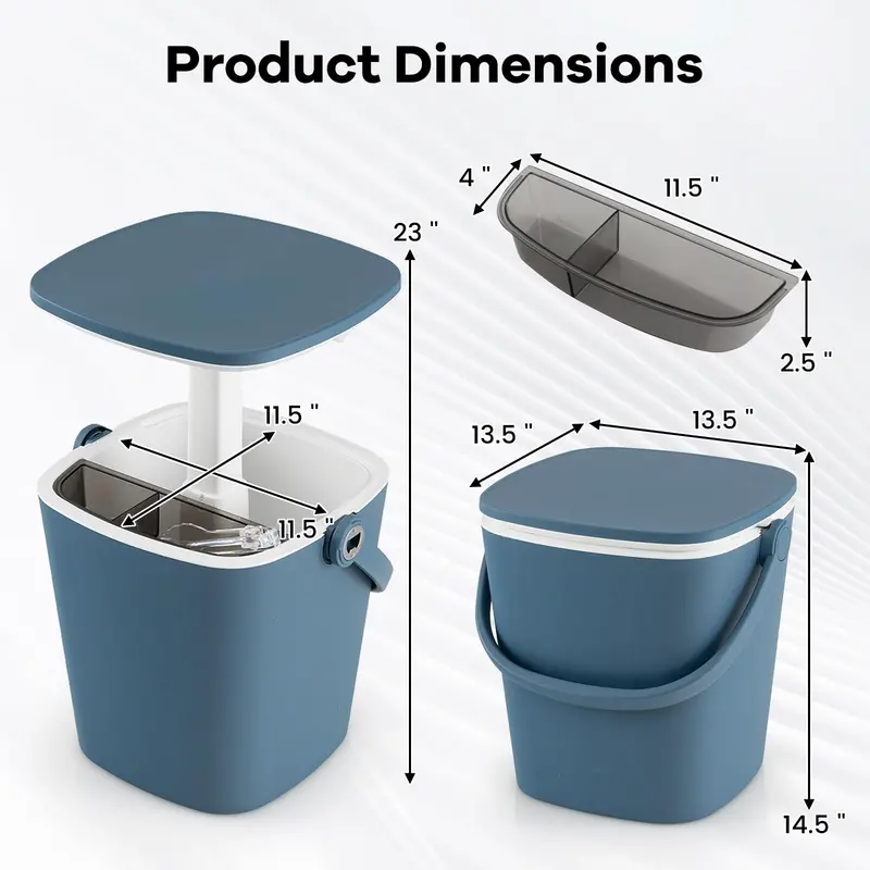 Portable Cooler Table – 4-Gallon All-Weather Beverage Chiller with Integrated Carry Handle and Stable Base