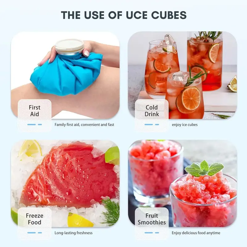 Portable Ice Maker – Produces 9 Cubes in 6 Minutes; 26.5 lbs/Day Output with Dual Ice Modes