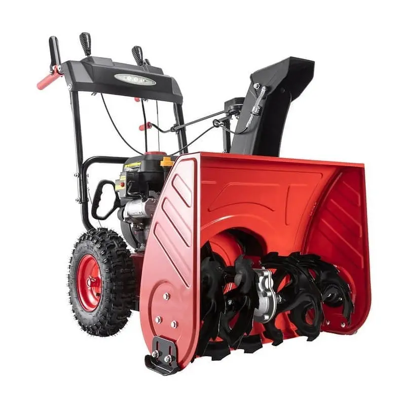 PowerSmart 26-Inch Two-Stage Gas Snow Blower with 252cc Engine, Electric Start & Self-Propulsion