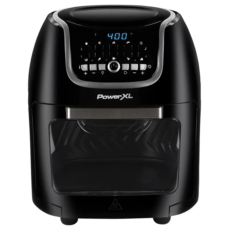 PowerXL Vortex Air Fryer Pro Plus – 10-Quart Matte Black Digital Air Fryer with Smart Cooking