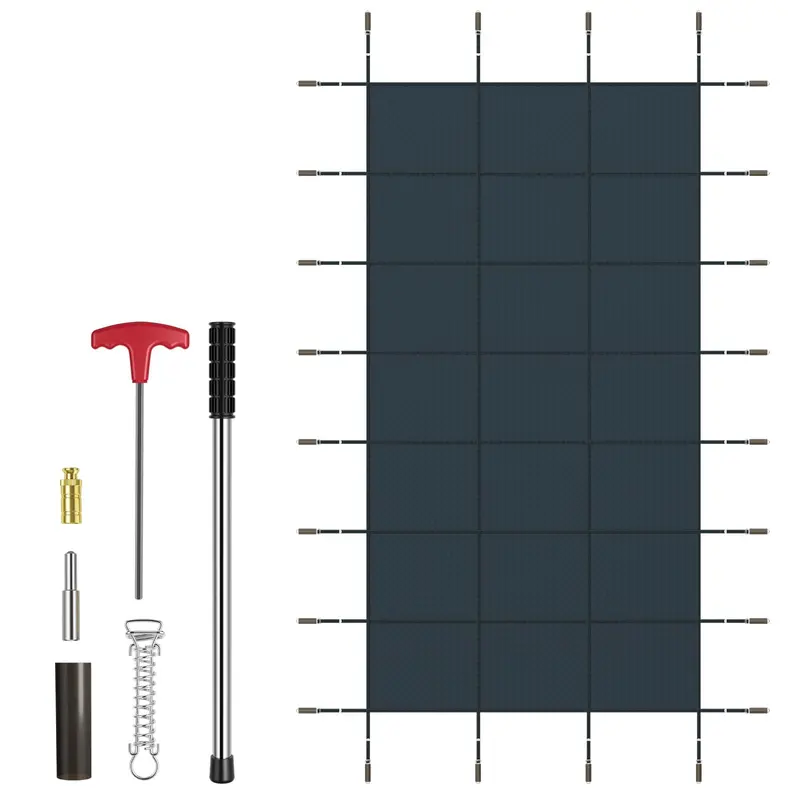 Precision-Fit Safety Cover for 32' × 16' In-Ground Pools — Sized to Fit 34' × 18' Actual Dimensions