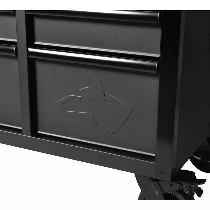 Premium 61" Workshop Workbench – Heavy-Duty 15-Drawer Mobile Unit with Solid Wood Worktop