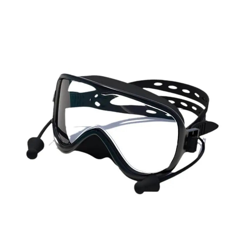 Premium Anti-Fog Adult Swim Goggles – HD Optical Lens, Wide-Frame Silicone Comfort Fit