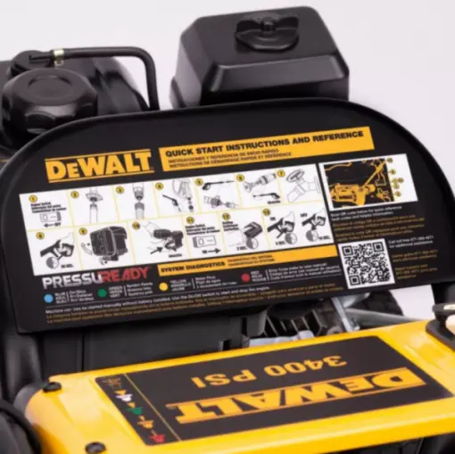 Pressure Ready 3400 PSI Cold Water Gas-Powered Pressure Washer – 2.5 GPM Flow Rate