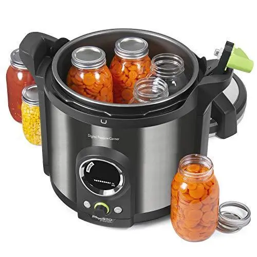 Presto 12-Quart Digital Pressure Canner Model 02144 – Stainless Steel with Smart Preset Cooking Programs
