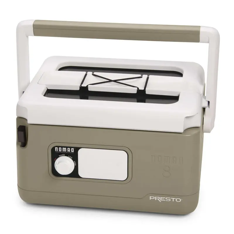 Presto Compact Slow Cooker – 8-Quart, Cool-Touch Housing, Sealed Lid & Nonstick Insert