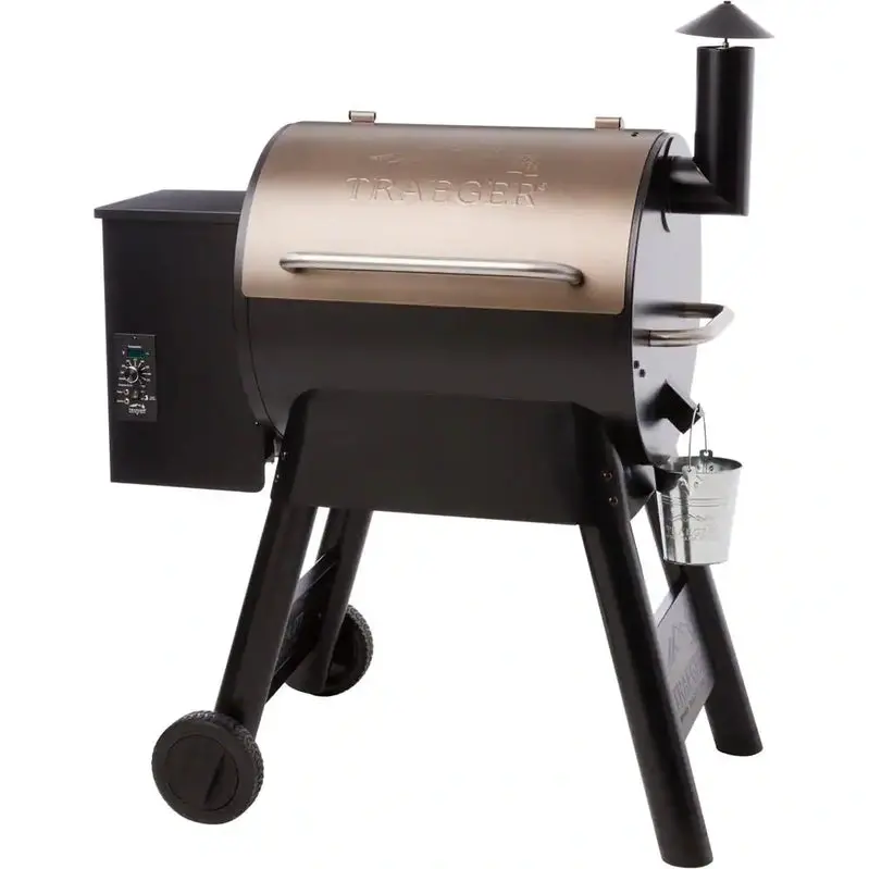 Pro Series Bronze Pellet Grill – 22-Inch Cooking Surface with Precision Temp Management