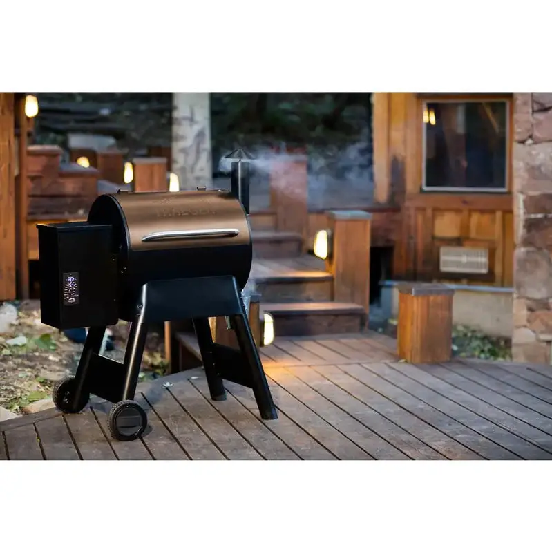 Pro Series Bronze Pellet Grill – 22-Inch Cooking Surface with Precision Temp Management