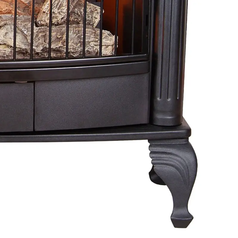 Procom Dual-Fuel Vent-Free Gas Stove – 25,000 BTU Output with Remote Operation