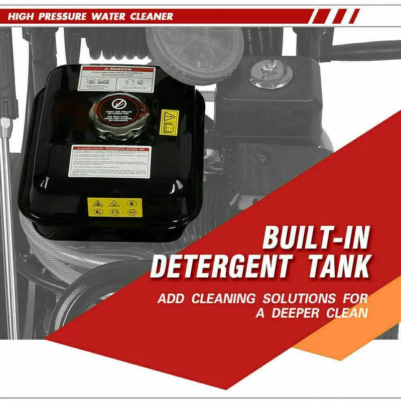 Professional-Grade Gas-Powered Pressure Washer – 4800 PSI with Adjustable Multi-Jet Nozzle