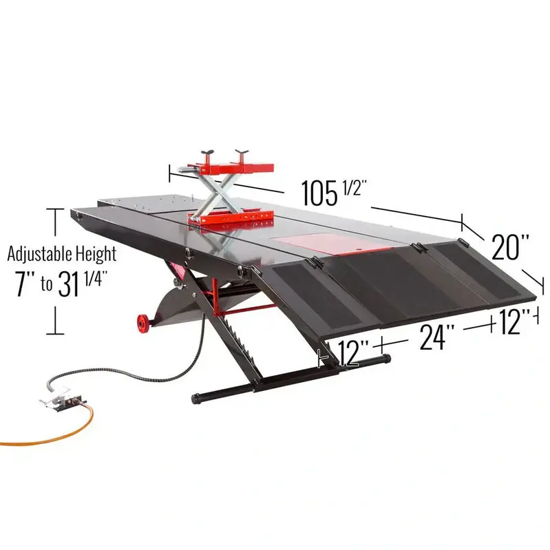 ProLift ATV Maintenance Lift – Heavy-Duty Table with Centralized Jack Support