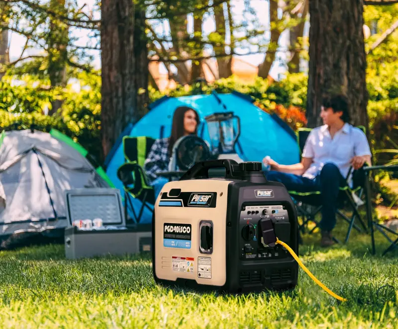 Pulsar 4000W Inverter Generator – Quiet Operation, CO Sentry Safety, Portable & Electronics-Safe Power Source