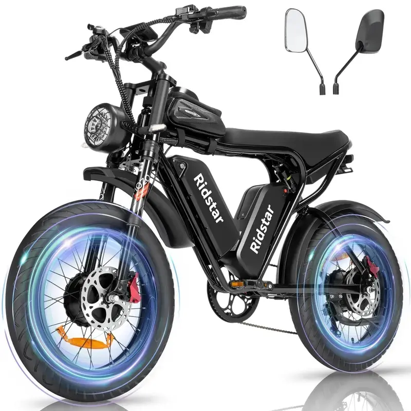 Q20PRO High-Performance E-Bike – 2000W Dual-Motor Electric Bicycle with 52V/40Ah Battery