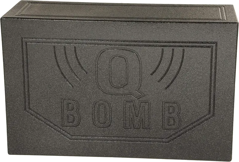 QPower QBOMB12VL Dual 12" Vented Subwoofer Enclosure — Reinforced MDF Cabinet with Rhino Liner Finish
