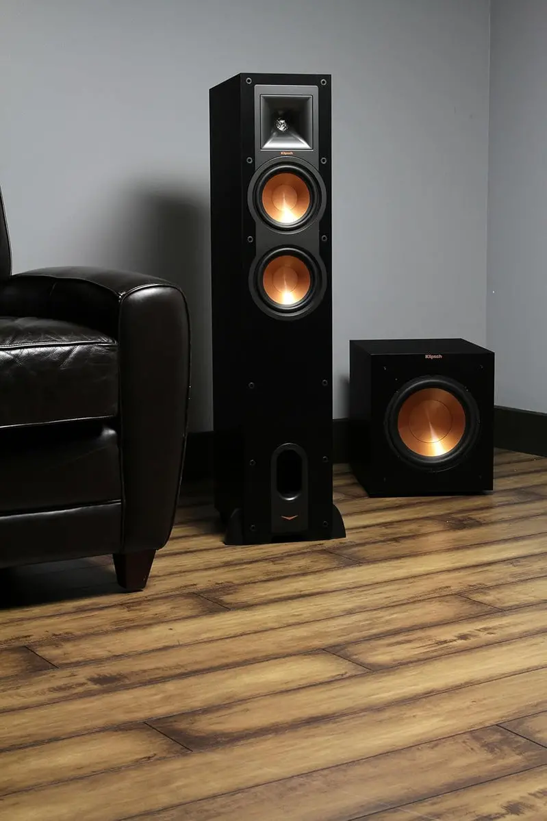 R-12SW Front-Firing Subwoofer – 12-Inch Copper-Spun Driver, 400W Class-D Amplification