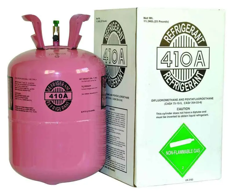 R-410A HVAC Refrigerant – 25 lb Factory-Sealed Cylinder, EPA-Certified for Air Conditioning Systems