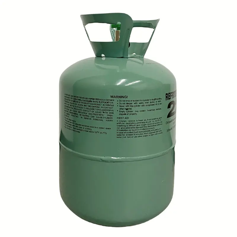 R22 Refrigerant Gas Cylinder – 30-Pound HVAC Charging Tank