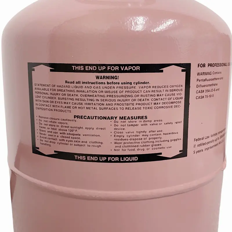 R410A Refrigerant Canister – 25-Pound HVAC/AC & Heat Pump Charging Container