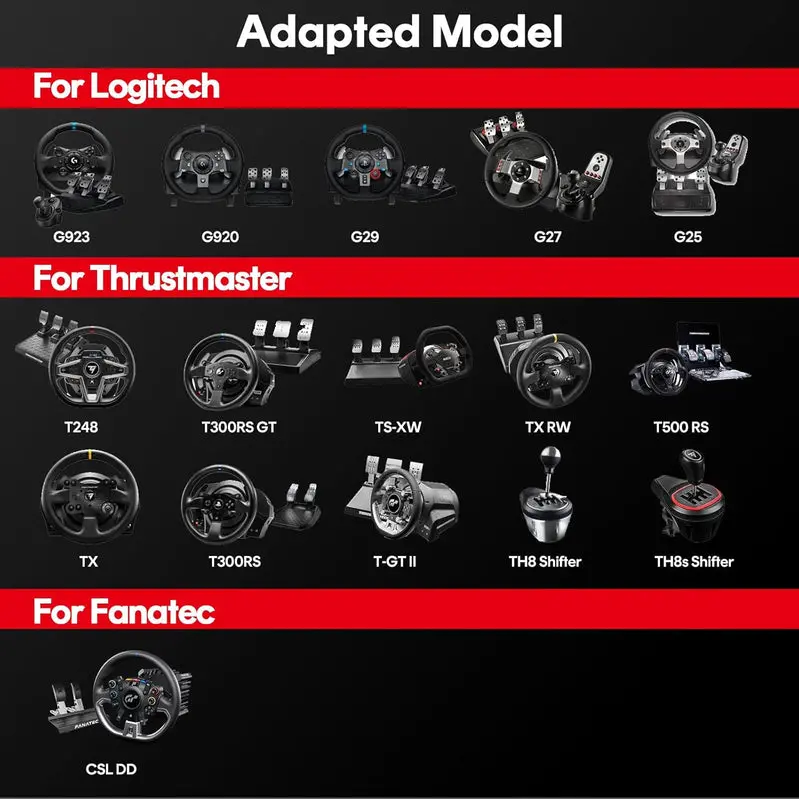 RACGTING Foldable Racing Cockpit – Logitech & Thrustmaster-Compatible Sim Rig