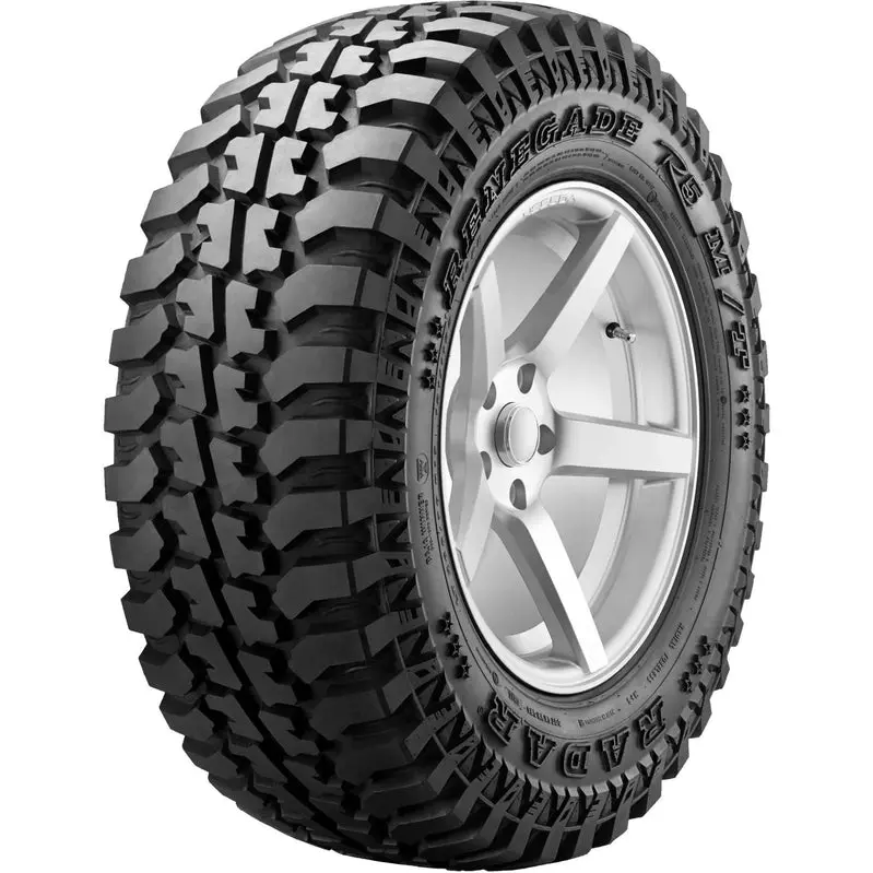 Radar Renegade R5 LT31X10.50R15 Mud-Terrain Tire – 109Q Load Index for Light Trucks
