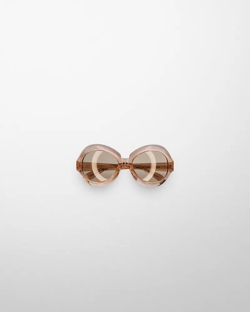 Raspberry Acetate Bliss Sunglasses With Taupe Lenses