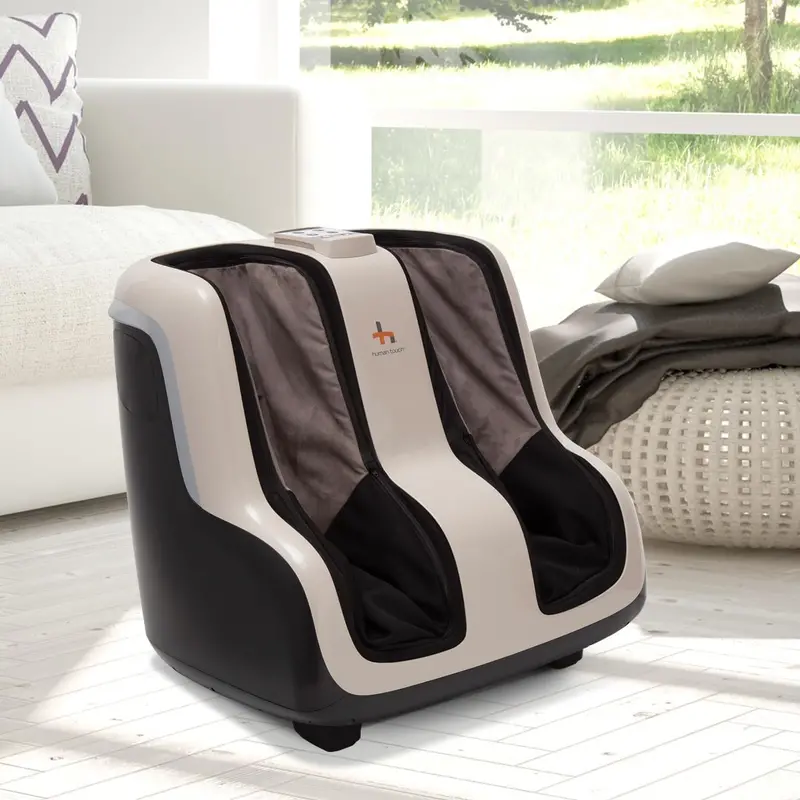 Reflex SOL Heated Foot and Calf Massager – Adjustable Shiatsu Compression Therapy (Fits Up to Size 12)
