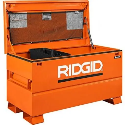 Refurbished Ridgid Universal Job-Site Storage Chest – 48" × 24" Heavy-Duty Tool Box