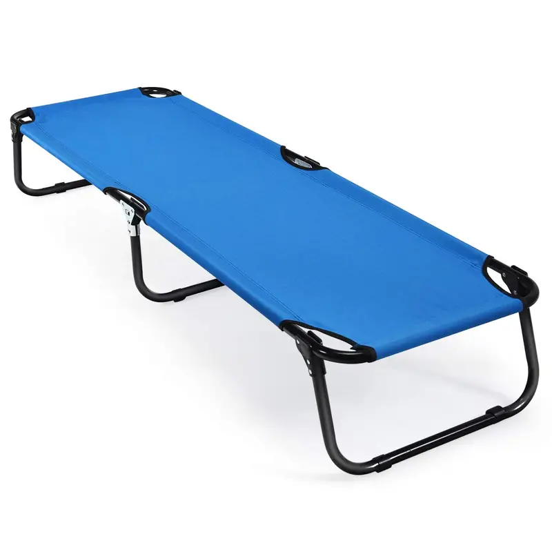 Reinforced Steel Camping Cot – Heavy-Duty Collapsible Bed for Outdoor Adventures