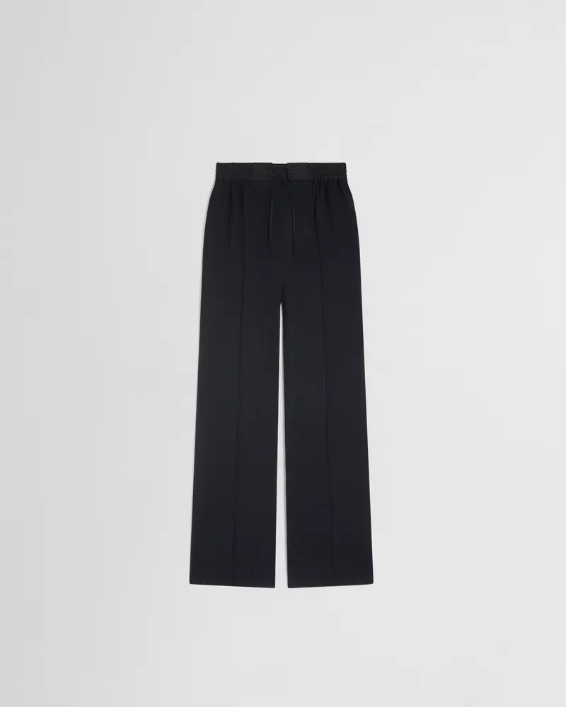 Relaxed-Fit Joggers In Mid-Weight Black Jersey