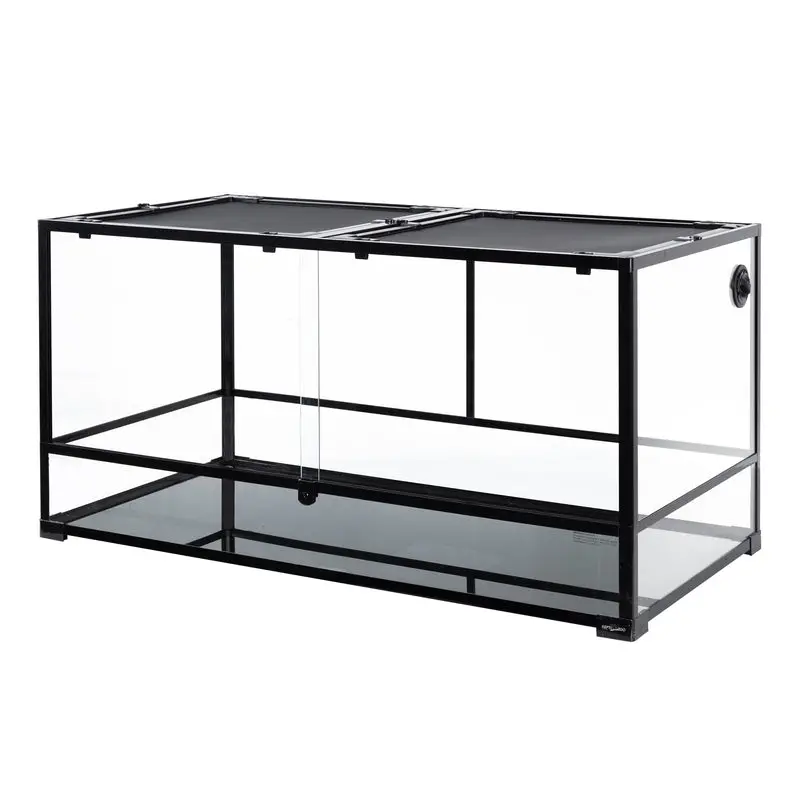 REPTIZOO 120-Gallon Premium Ventilated Reptile Enclosure – Spacious & Secure