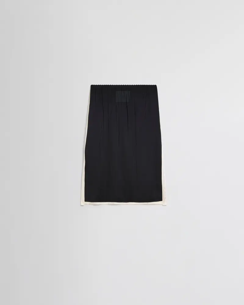 Reversible Black Silk Slip Skirt 2