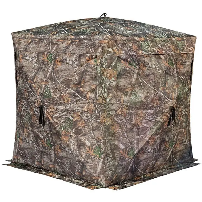 Rhino 180 Hunting Ground Blind – Realtree Edge Camo with Silent Entry System