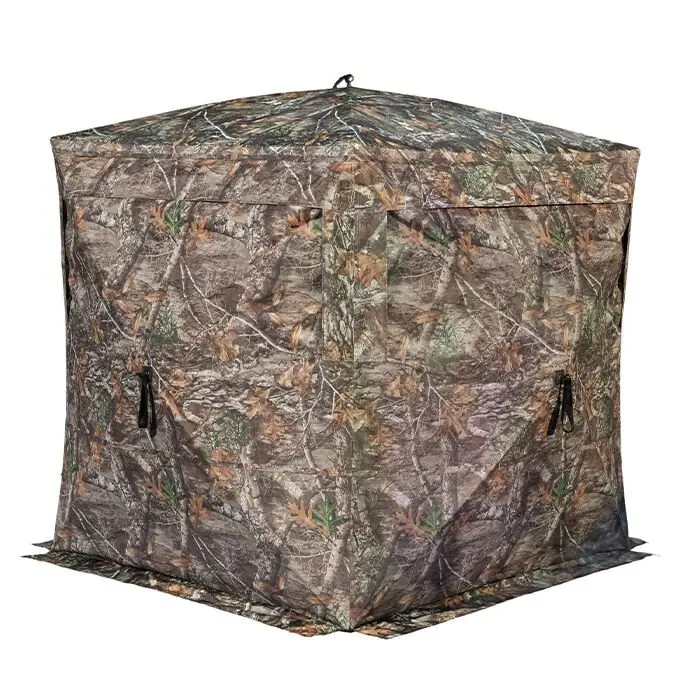 Rhino 180 Hunting Ground Blind – Realtree Edge Camo with Silent Entry System