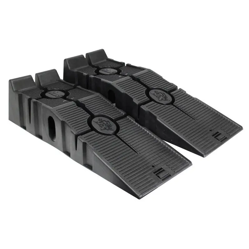 RhinoGear RhinoRamps Heavy-Duty Vehicle Lift Ramps – 12,000-Pound GVW Capacity
