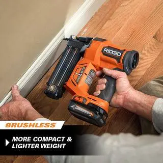 RIDGID 18V Dual-Nailer Kit – Brad + Finish Nailers with Battery & Charger